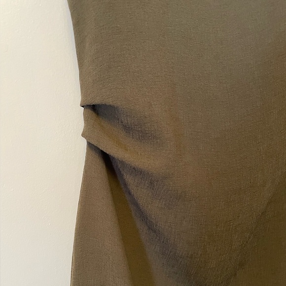 Zara Dark Olive Maxi Dress - Picture 3 of 7